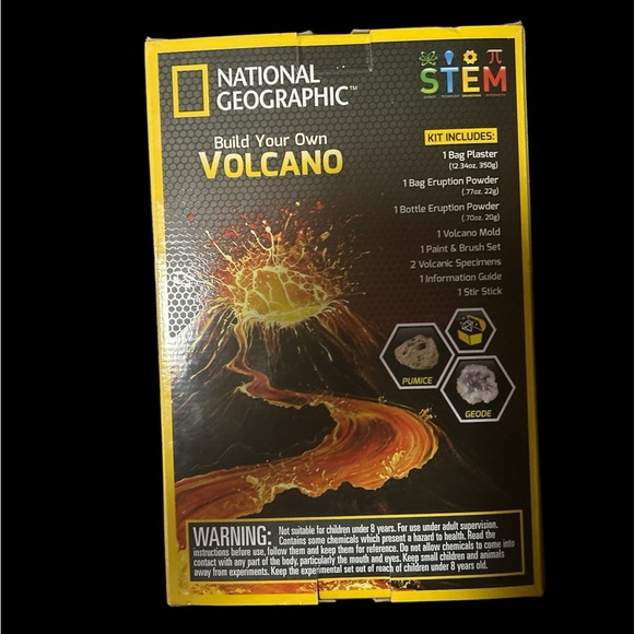 NATIONAL GEOGRAPHIC Build Your Own Volcano STEM Science Fair Class Project - Picture 2 of 2